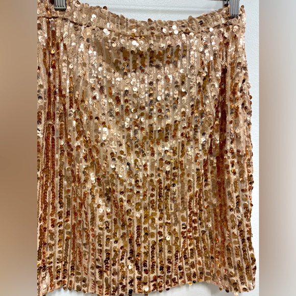 Sequin Gathered Skirt - Picture 4 of 6